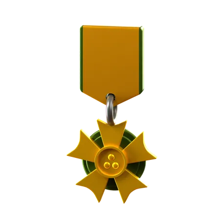 Military Medal  3D Icon