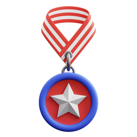 Military Medal  3D Icon