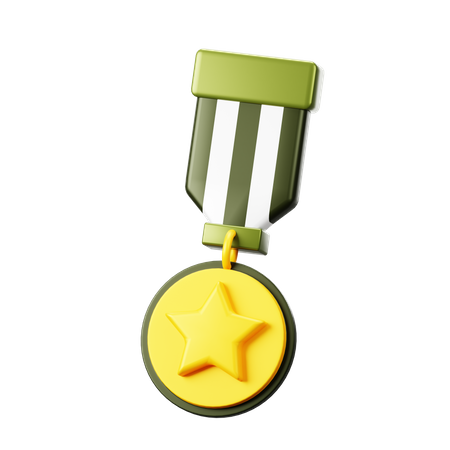 Military Medal  3D Icon