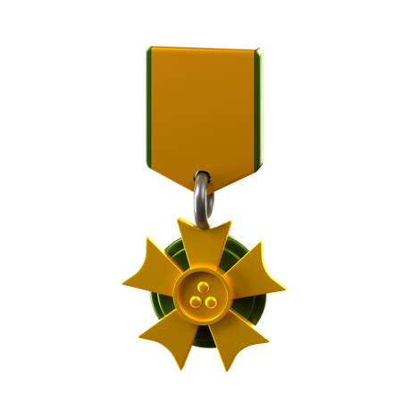 Military Medal  3D Icon