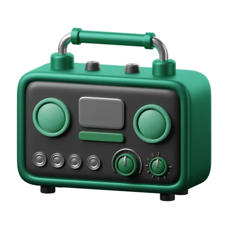 Military Radio  3D Icon