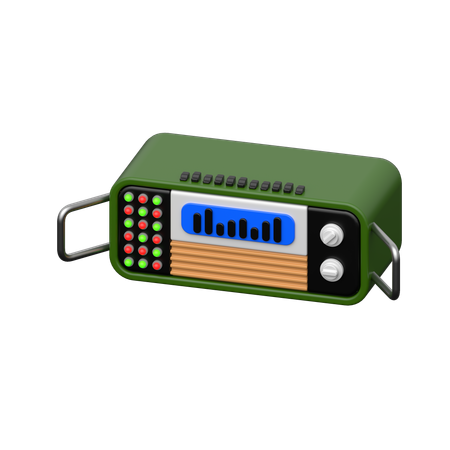 Military Radio  3D Icon