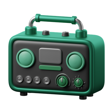 Military Radio  3D Icon