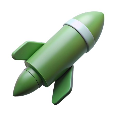 Military Rocket  3D Icon