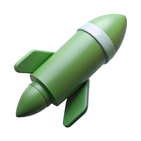 Military Rocket  3D Icon