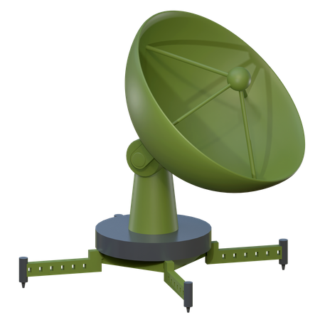 Military Satellite  3D Icon