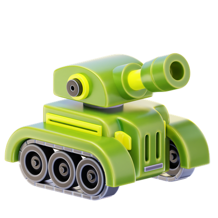 軍用戦車  3D Icon