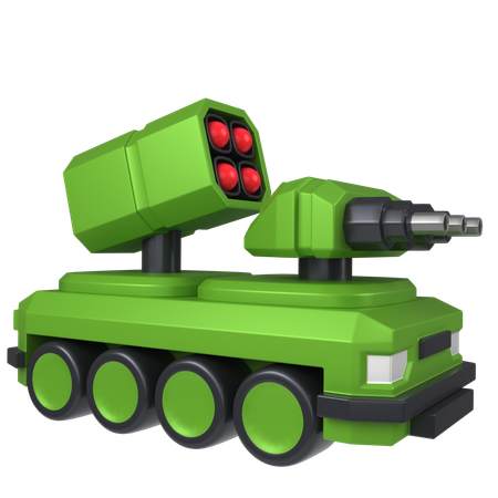 Military Tank  3D Icon