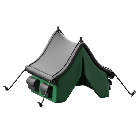 Military Tent  3D Icon