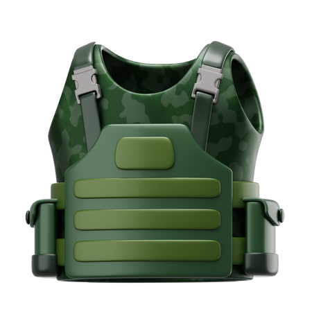 Military Vest  3D Icon