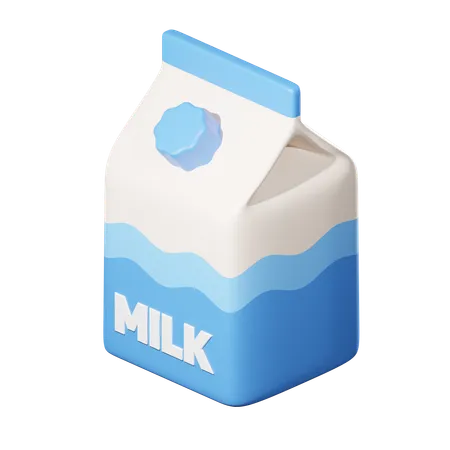 Milk For Coffee Shop 3 D Icon 3D Icon