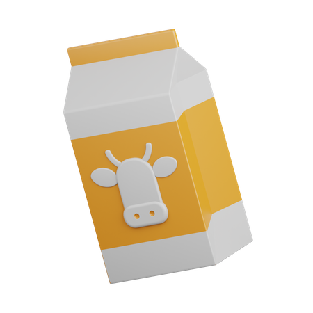 Milk  3D Icon