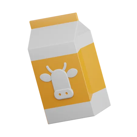 Milk  3D Icon