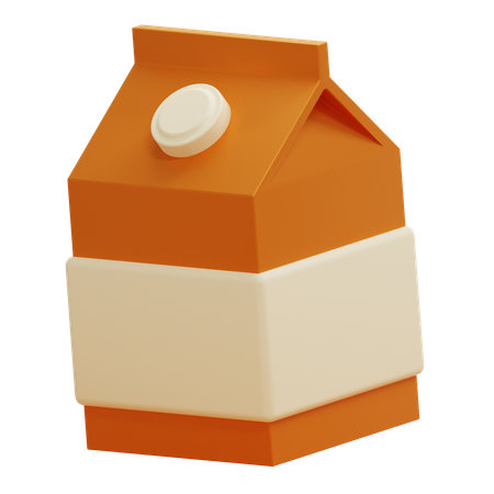 Milk  3D Icon