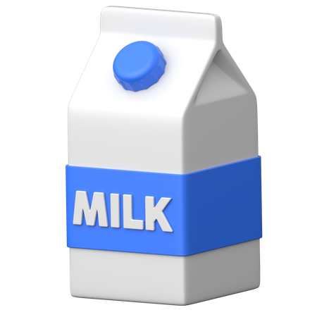 Milk  3D Icon