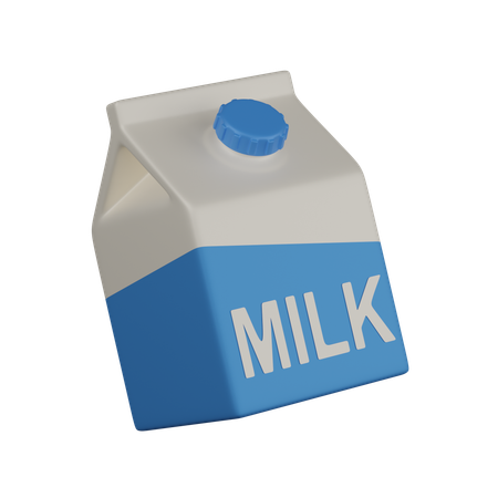 Milk  3D Icon