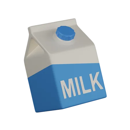 Milk  3D Icon