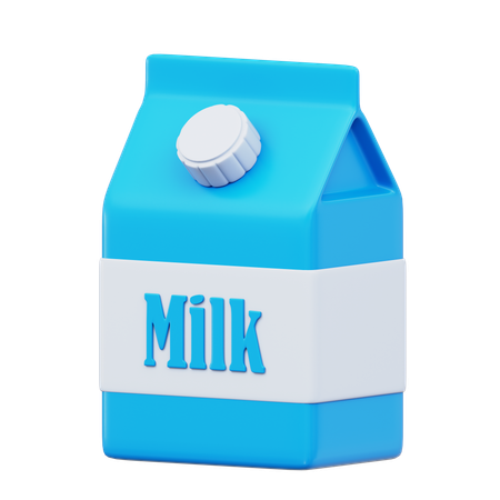 Milk  3D Icon