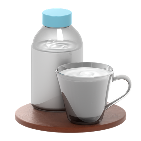 Milk  3D Icon