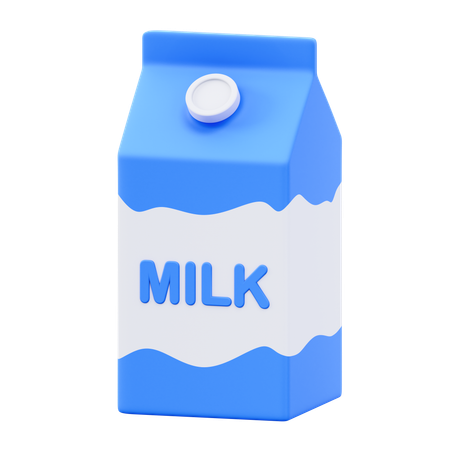 Milk  3D Icon