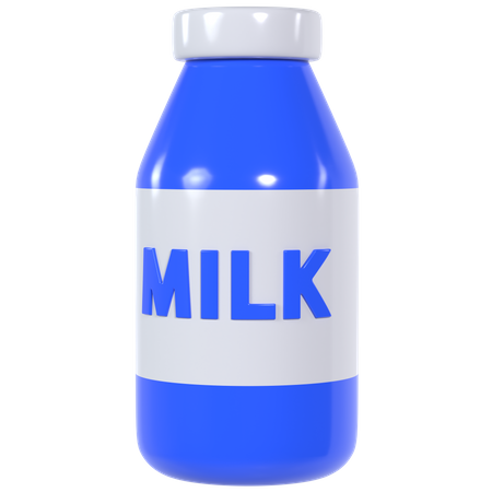 Milk  3D Illustration