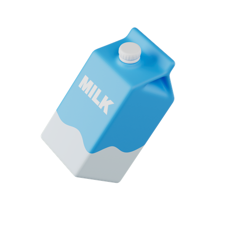 Milk  3D Illustration