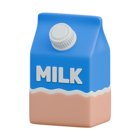 Milk  3D Illustration