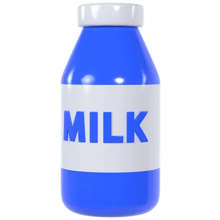 Milk  3D Illustration