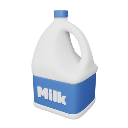 Milk 3D Icon