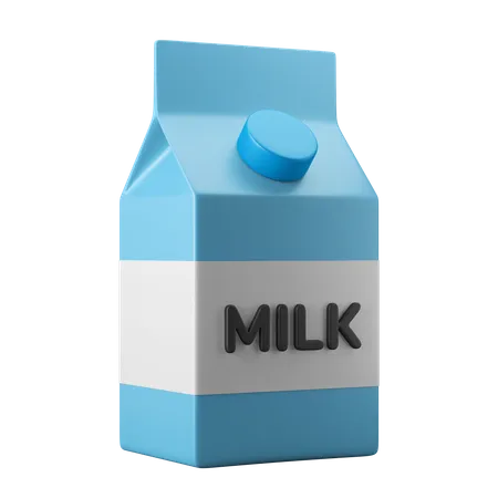 Dairy Milk With Packaging 3 D Icon Illustration 3D Icon