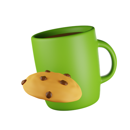 Milk Biscuit  3D Icon