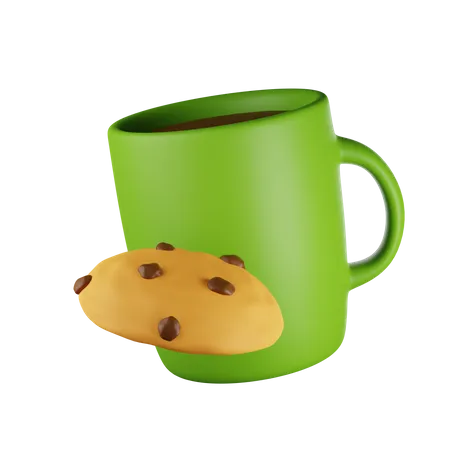 Milk Biscuit  3D Icon