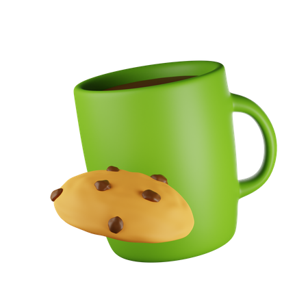Milk Biscuit  3D Icon