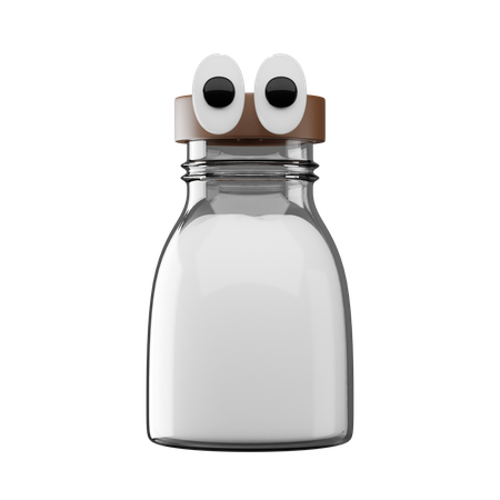 Milk Bottle  3D Icon