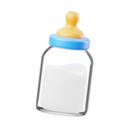 Milk Bottle  3D Icon