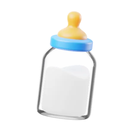 Milk Bottle  3D Icon