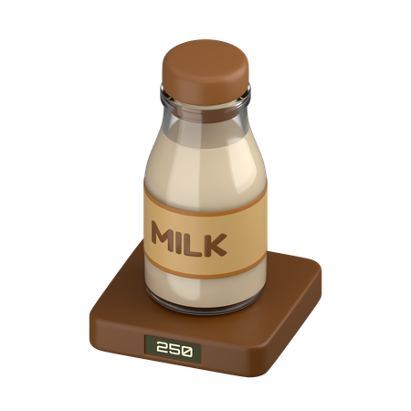Milk Bottle  3D Icon