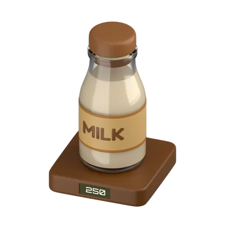 Milk Bottle  3D Icon