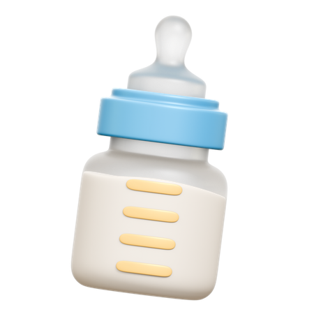 Milk Bottle  3D Icon