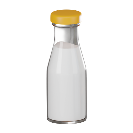 Milk Bottle  3D Icon