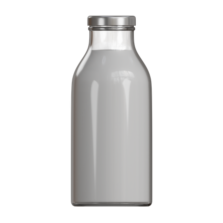 Milk Bottle  3D Icon