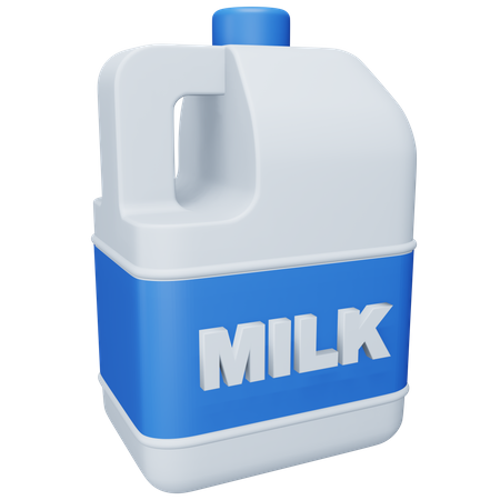 Milk Bottle  3D Icon