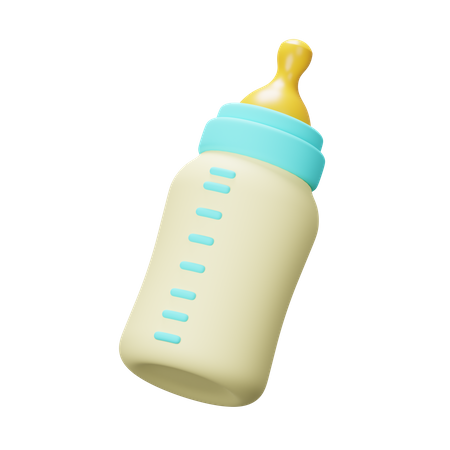 Milk Bottle  3D Icon