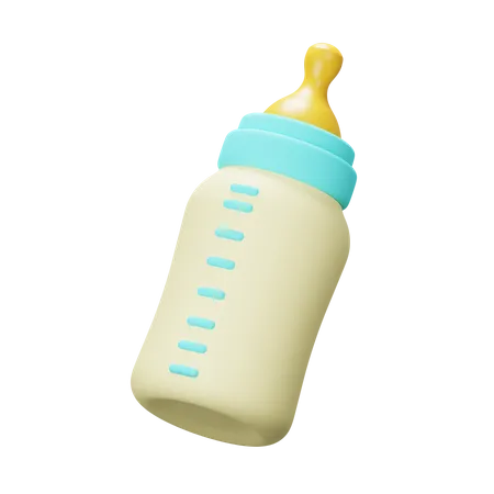 Milk Bottle  3D Icon