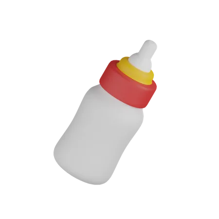 Milk Bottle  3D Icon