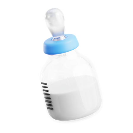 Milk Bottle  3D Icon