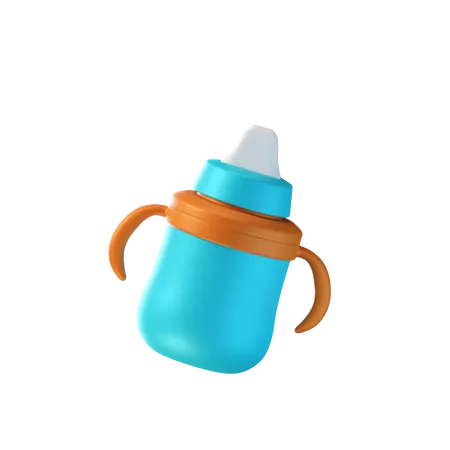 Milk Bottle  3D Icon