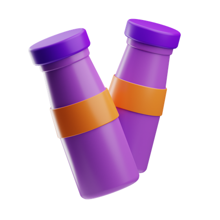 Milk Bottle  3D Icon