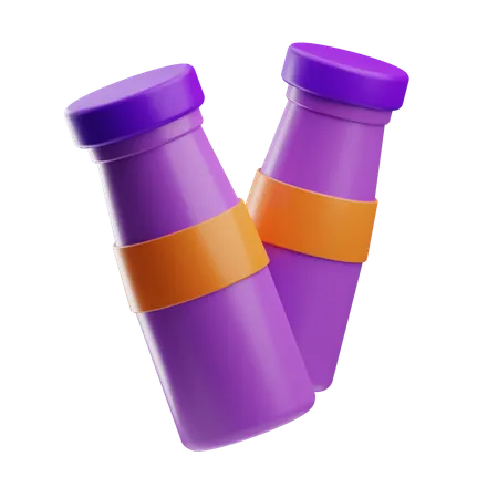 Milk Bottle  3D Icon