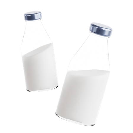 Milk Bottle  3D Icon